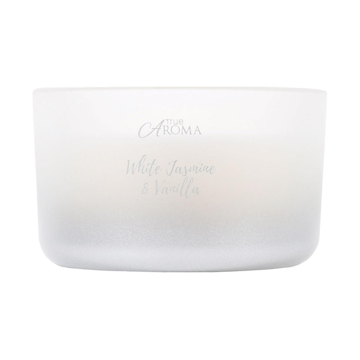 Silver White Jasmine & Vanilla Candle – image 2