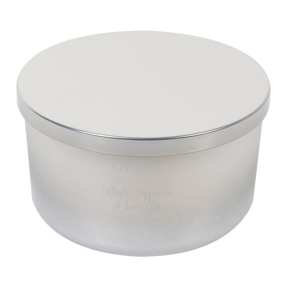 Silver White Jasmine & Vanilla Candle – image 4