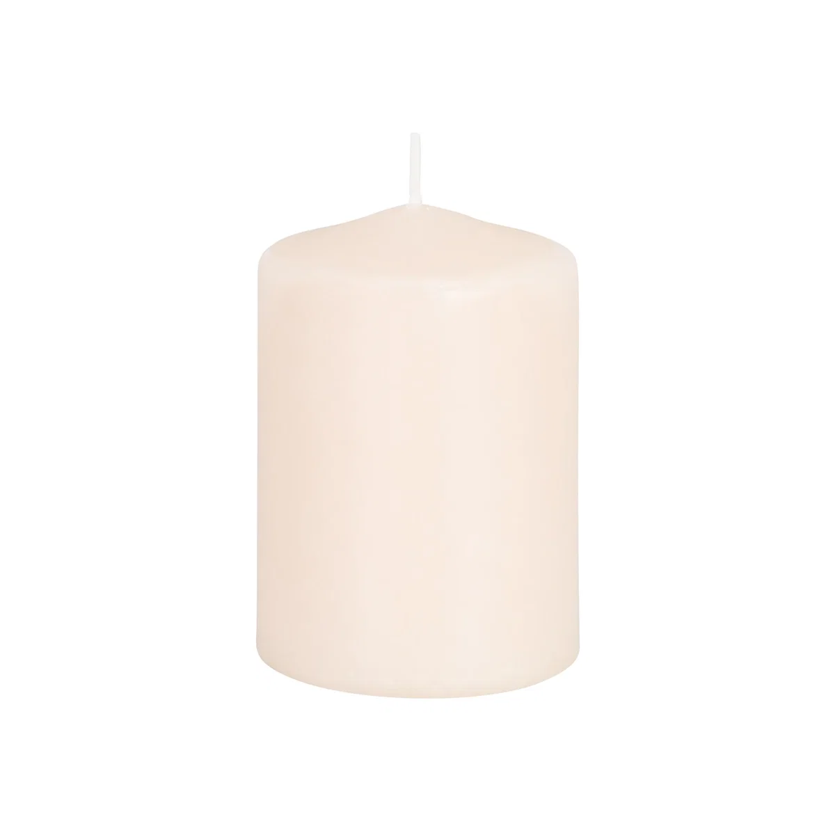 Traditional Church Candle - Ivory / Pink / 10cm – image 1