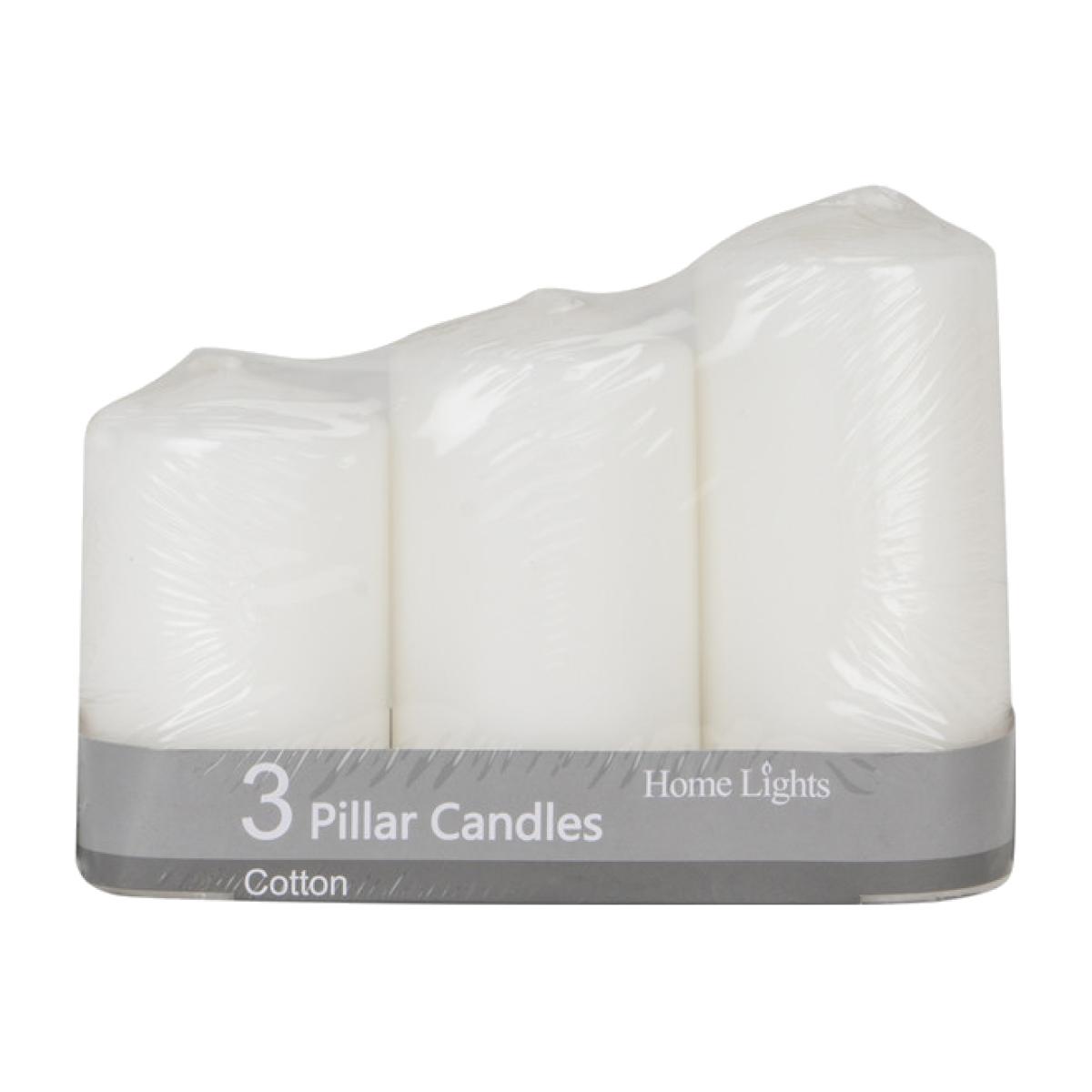 Pack of 3 Cotton Scented Candles