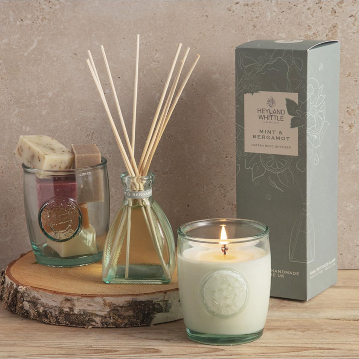 ECO Mint and Bergamot Candle in a Glass – image 2