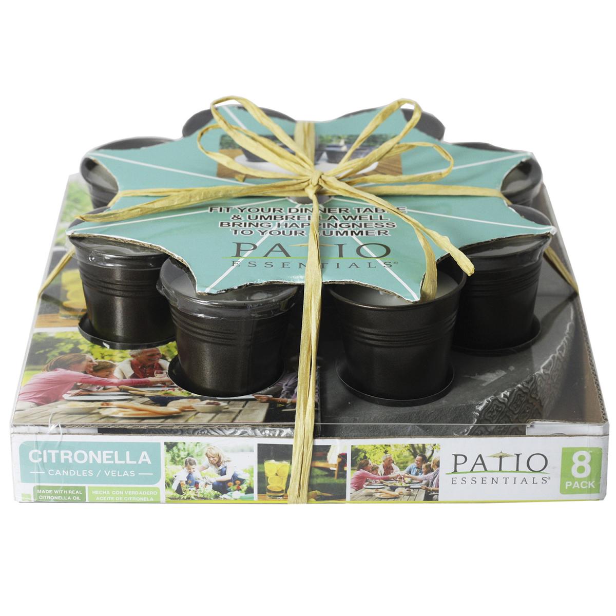 Pack of 8 Mini Citronella Bucket Candles – image 2