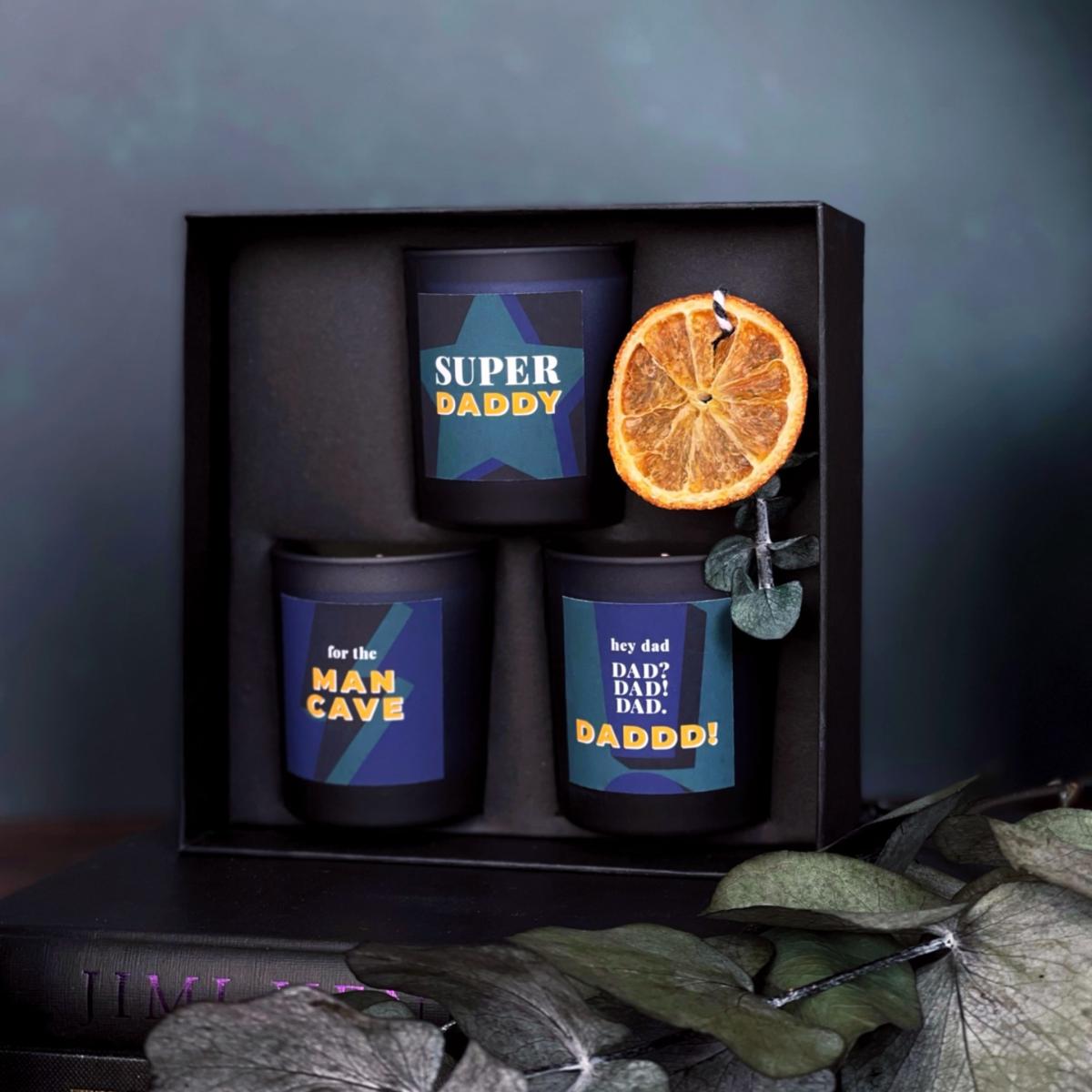 Blue / Black / Green For Dads Candle Set - Gift For Dad Little Karma Co. Ltd – image 3