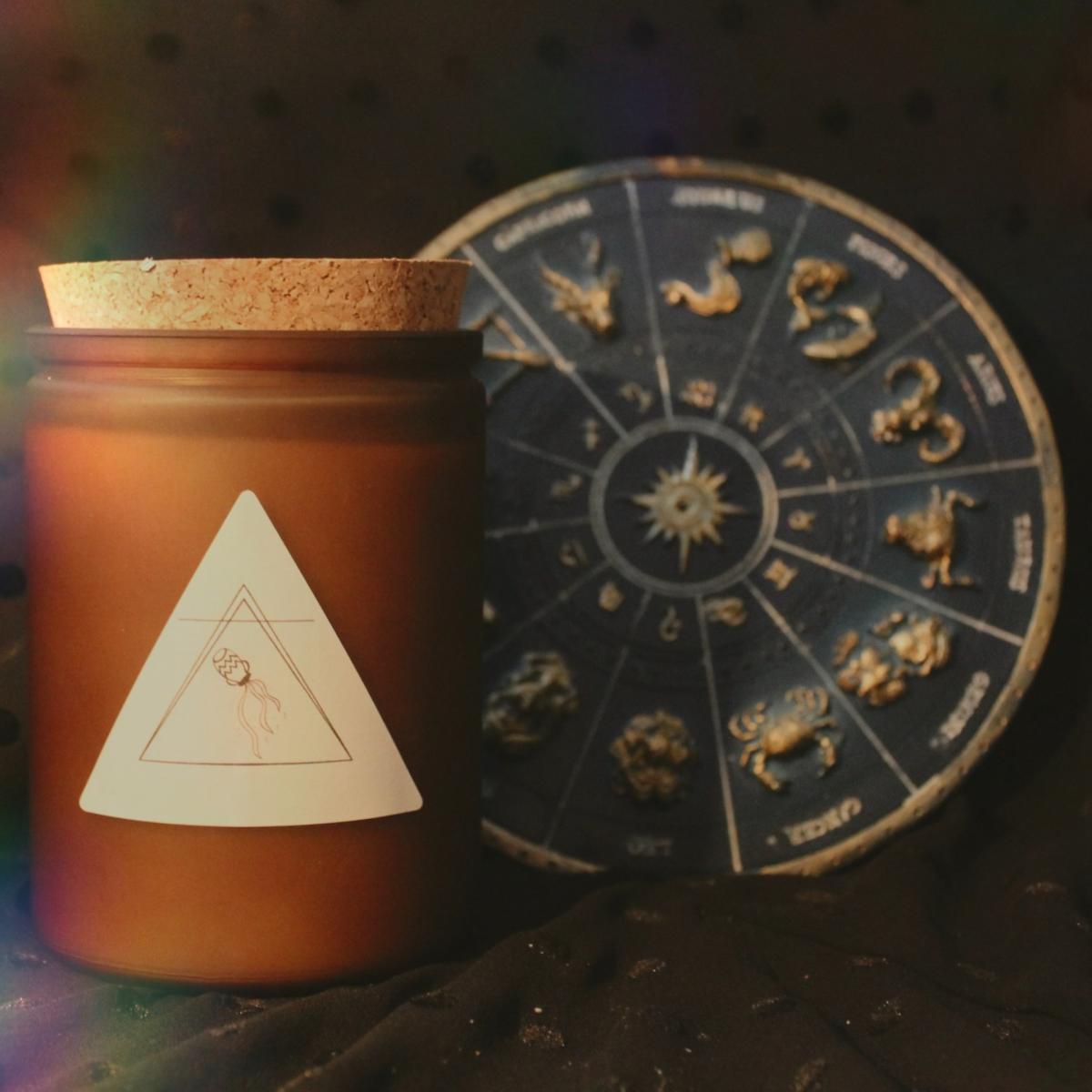 Brown Aquarius Candle That Witch Apothecary – image 2