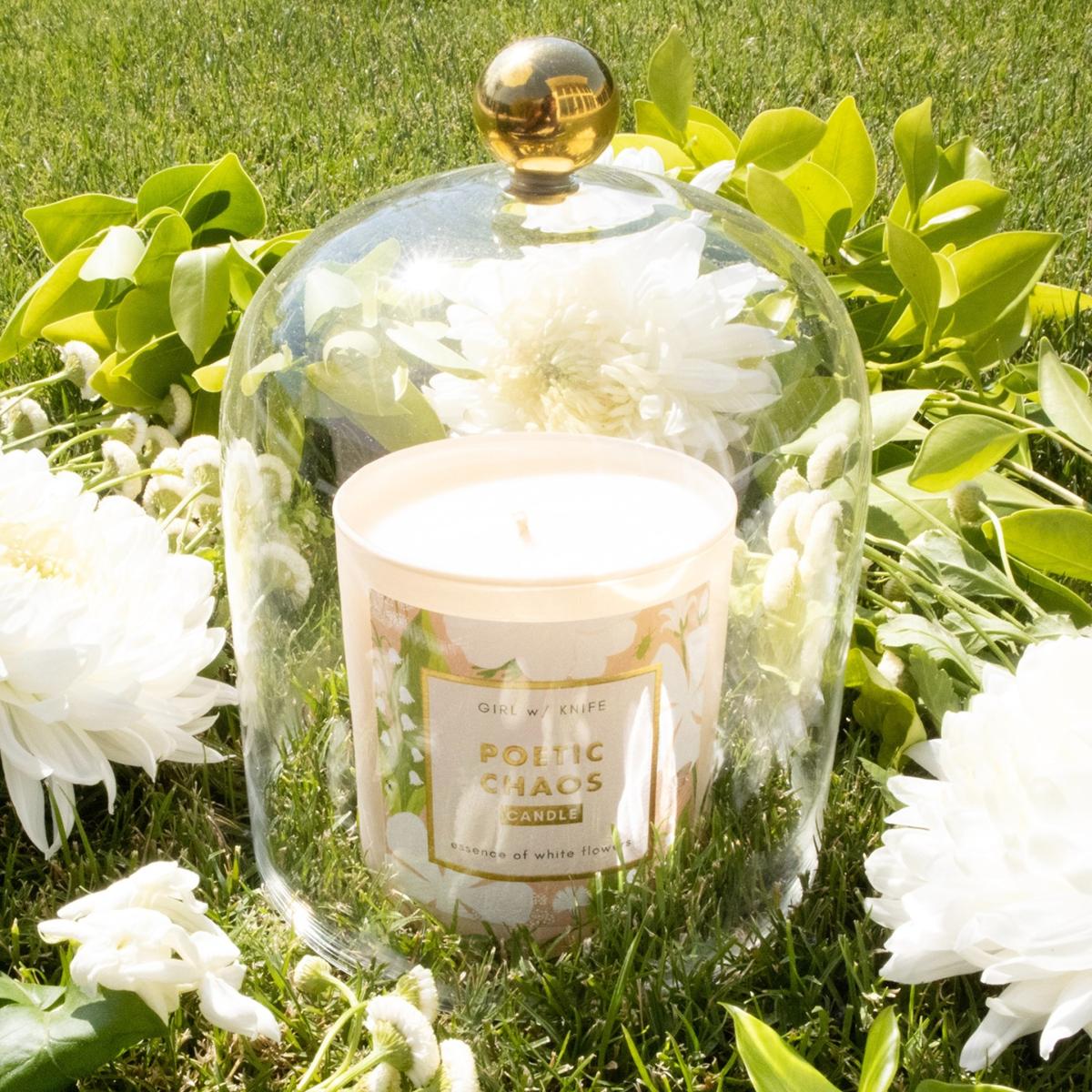 Poetic Chaos Candle - Essence Of White Flowers Girl W/ Knife – image 4