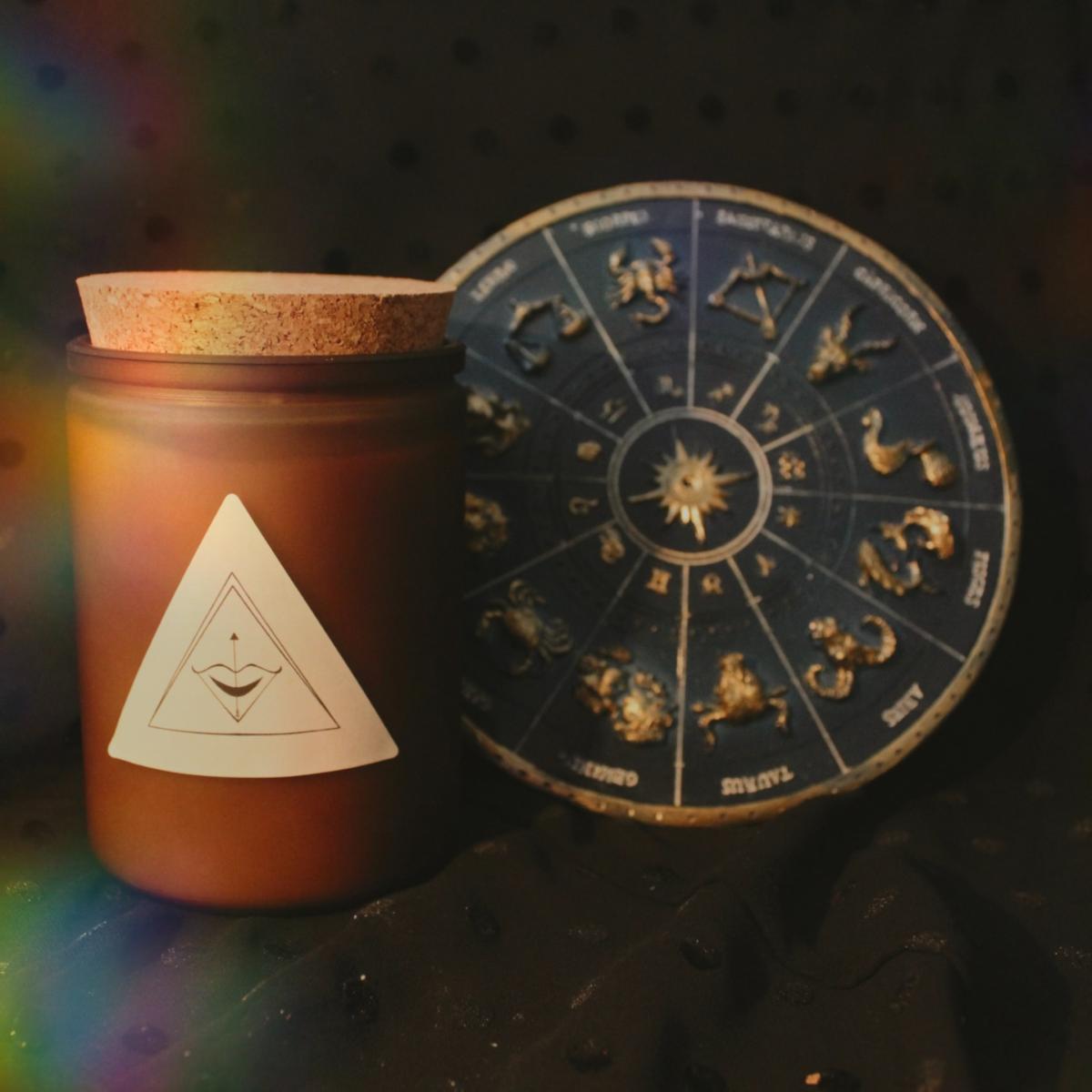 Brown Sagittarius Candle That Witch Apothecary – image 2