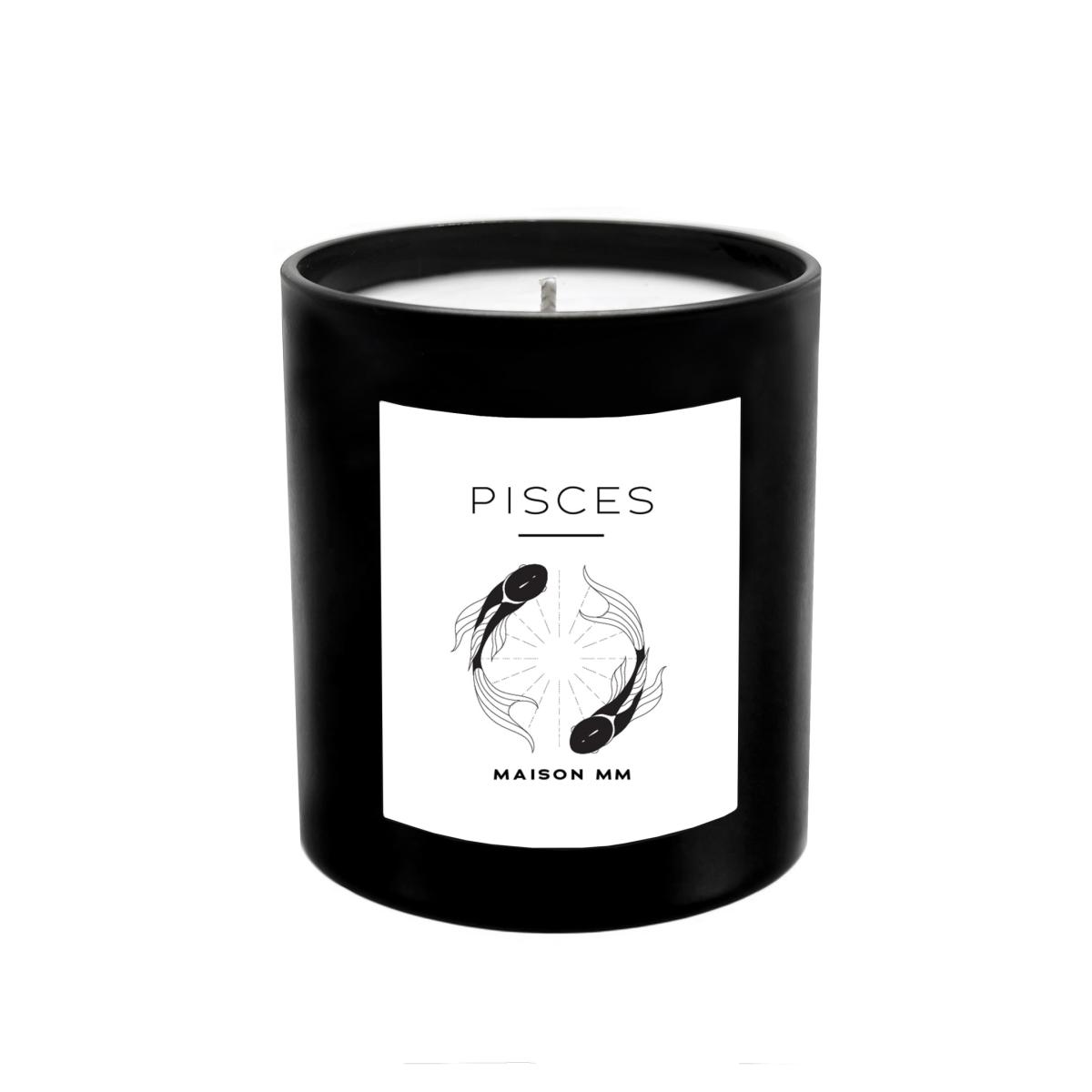 Maison Mm Zodiac Pisces Candle - Black One Size – image 2