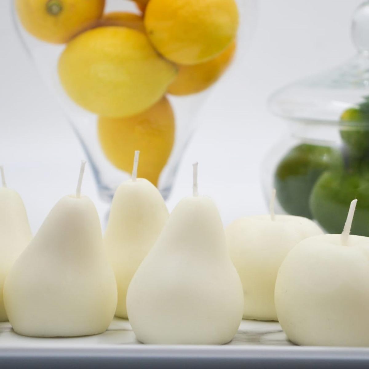 White Scented Fruit Candle Secrete Obsession – image 2