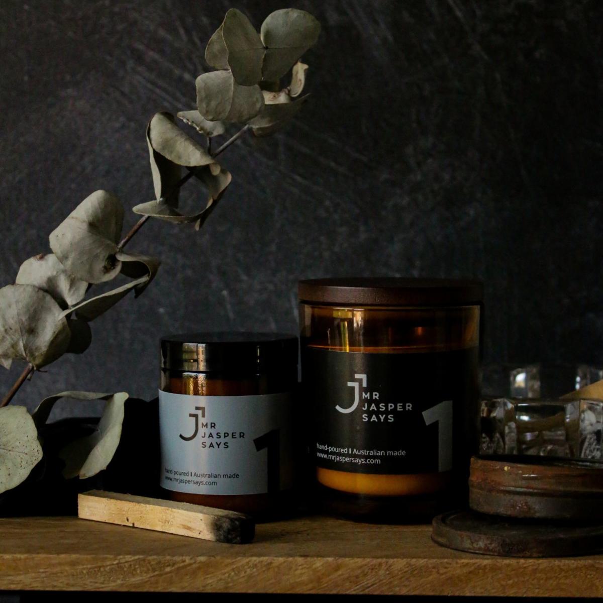 Brown The Minimalist Kinda Guy Xl Candle Extra Large Mr Jasper Says – image 2