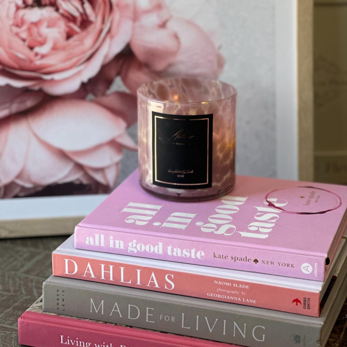 Rose Gold Autour Luxury Soy Candle Myconian Goddess - Musk, Greek Fig, Berries, Sandalwood Autour Candles & Decor – image 2