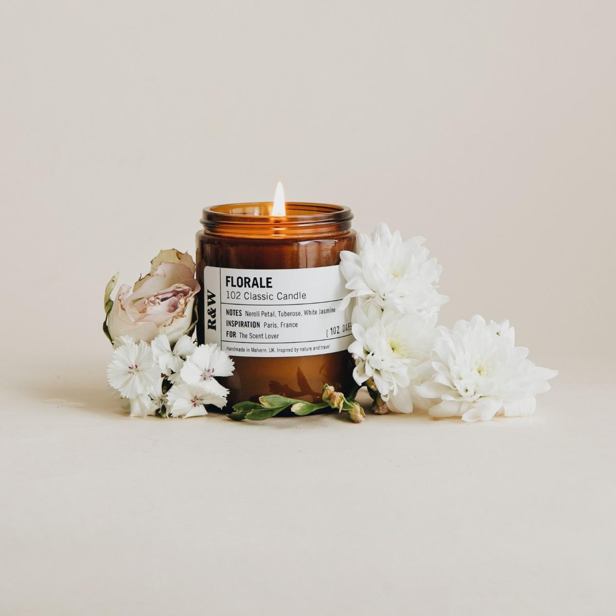 Florale - Neroli, Tuberose + Jasmine Candle One Size Russell & White – image 3