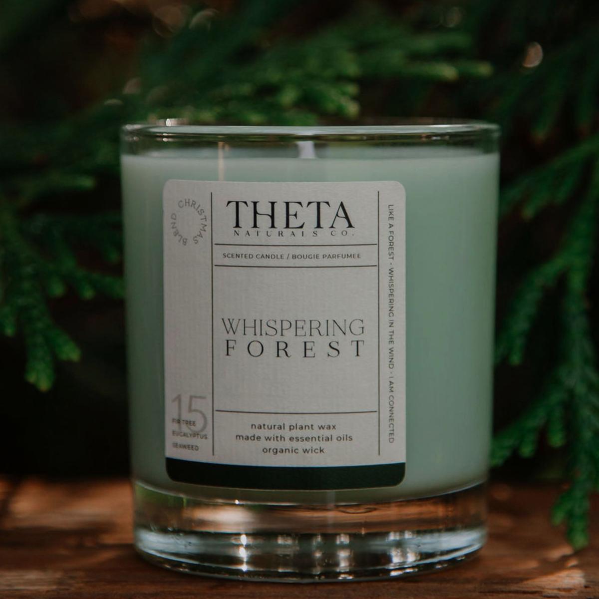 Neutrals / Green Christmas Votive Duo Theta Naturals Co. – image 3
