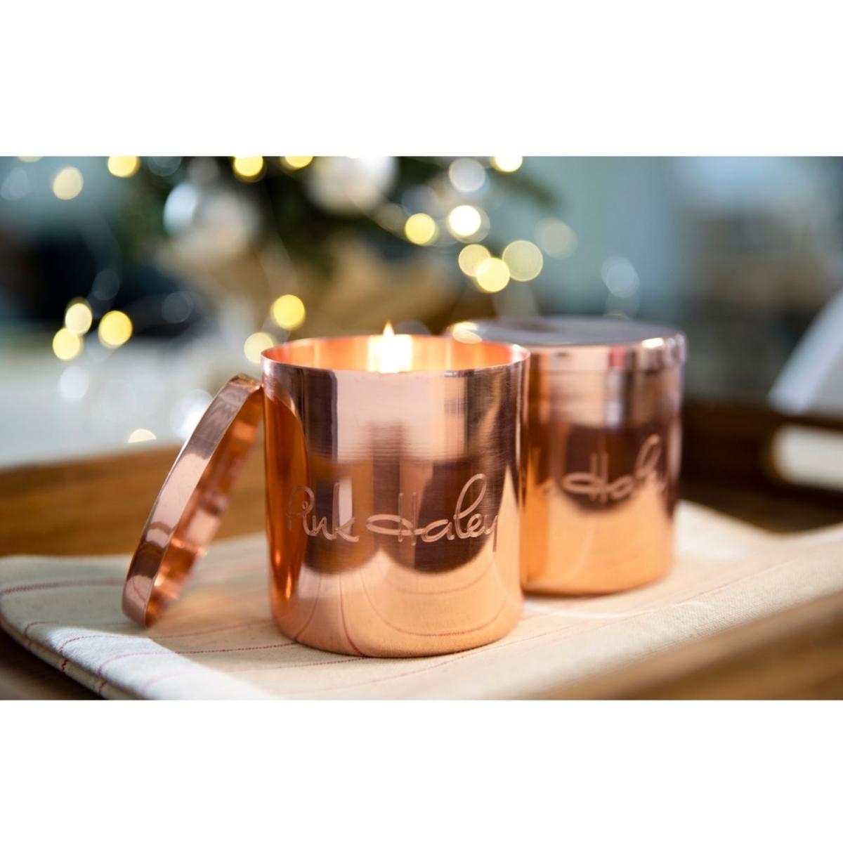 Rose Gold Fresh And Clean Candle Combo Set Pink Haley – image 4
