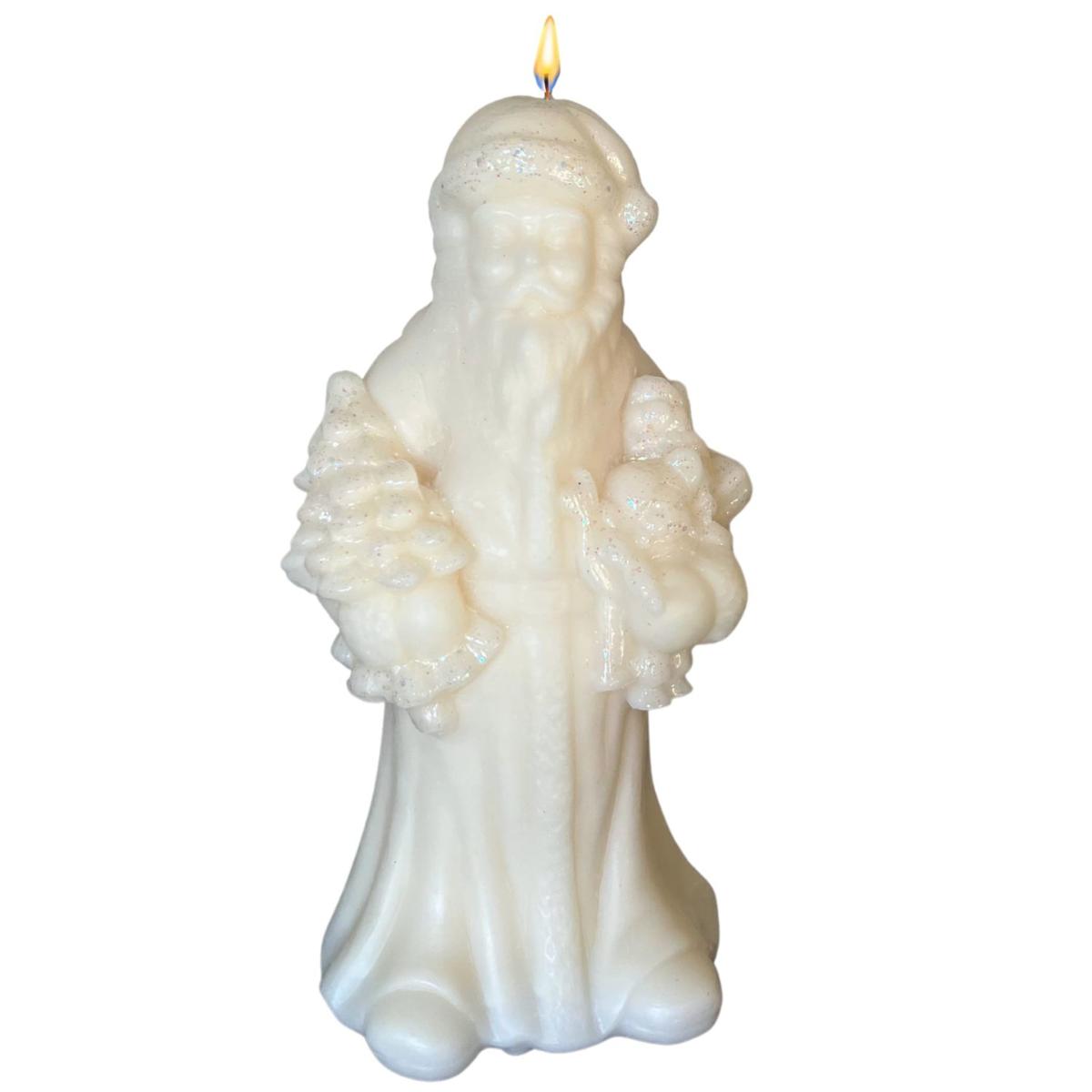 White Santa Claus Candle Neos Candlestudio – image 2