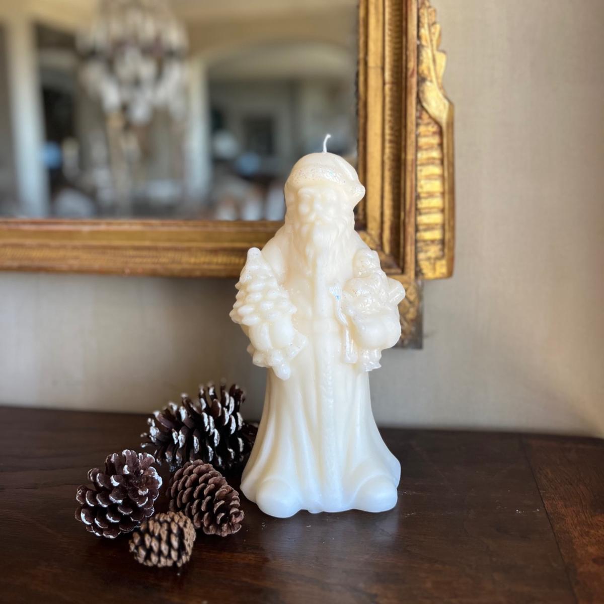 White Santa Claus Candle Neos Candlestudio – image 3