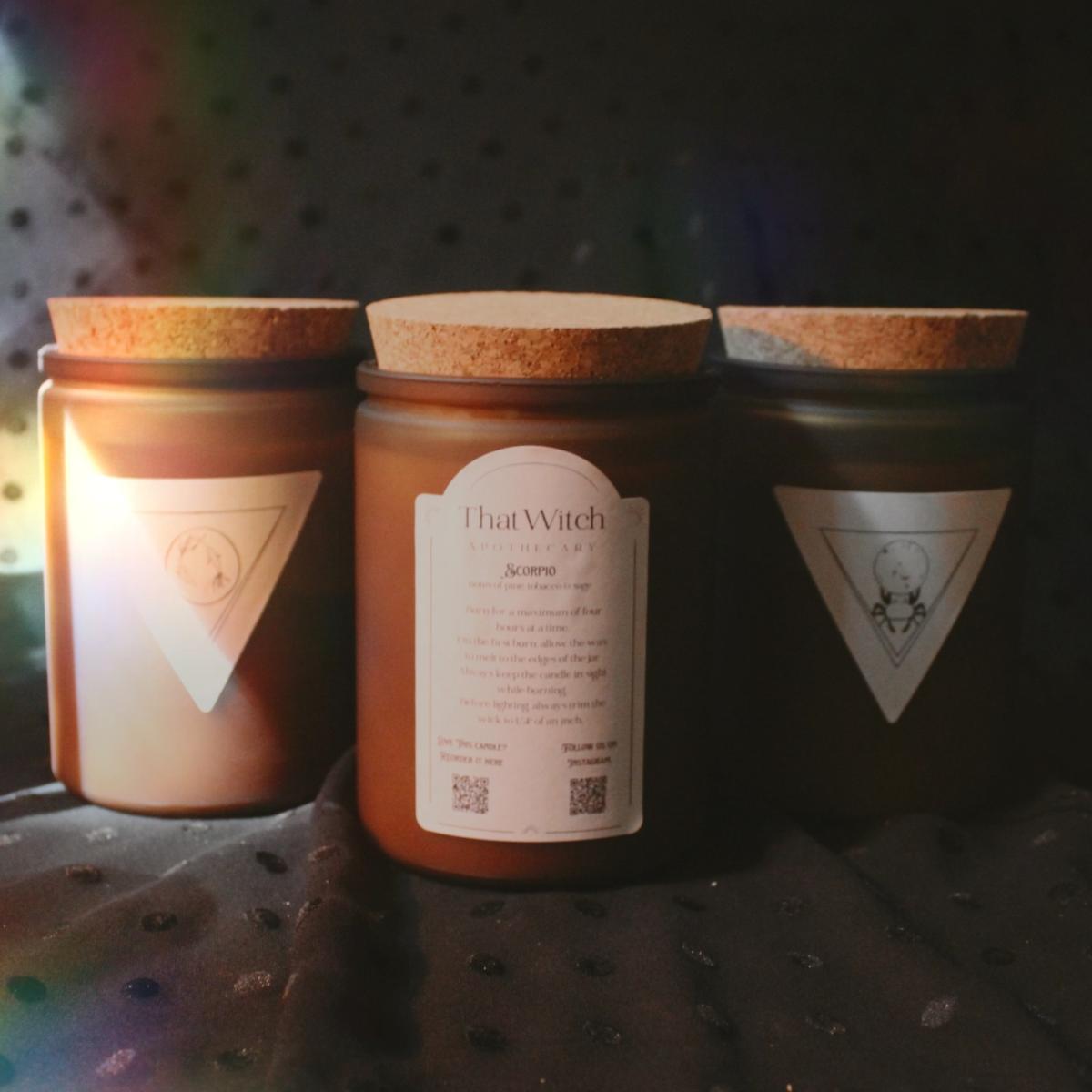 Brown Scorpio Candle That Witch Apothecary – image 2