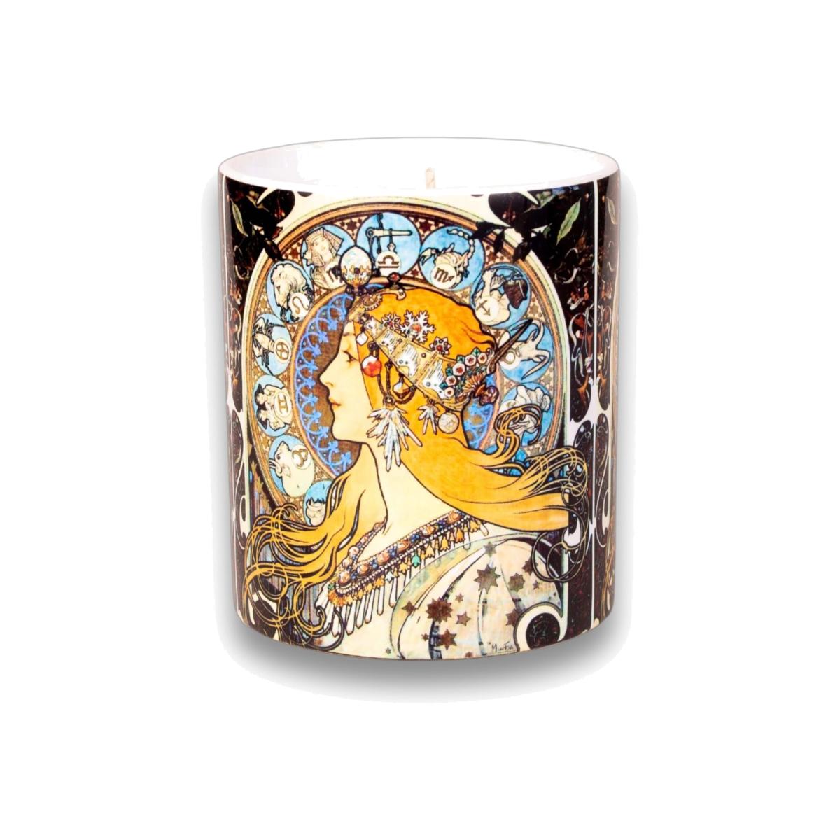 Yellow / Orange / Brown Zodiac By Mucha Soy Candle - Zeytin Fragrance One Size Inkrypt London – image 1