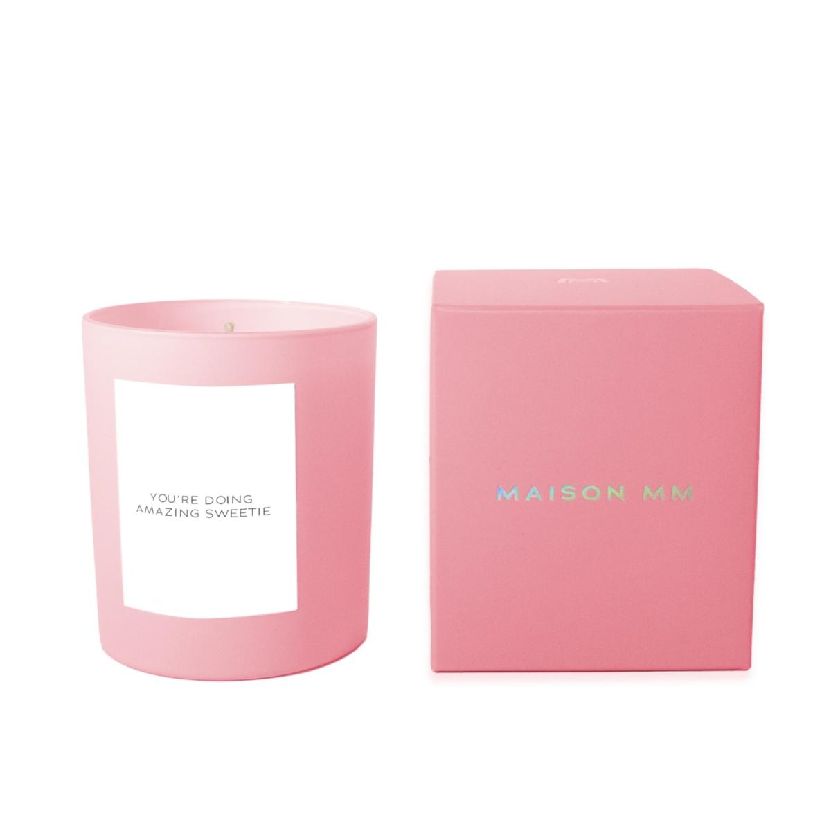 Pink / Purple You're Doing Amazing Sweetie Candle Maison Mm – image 2