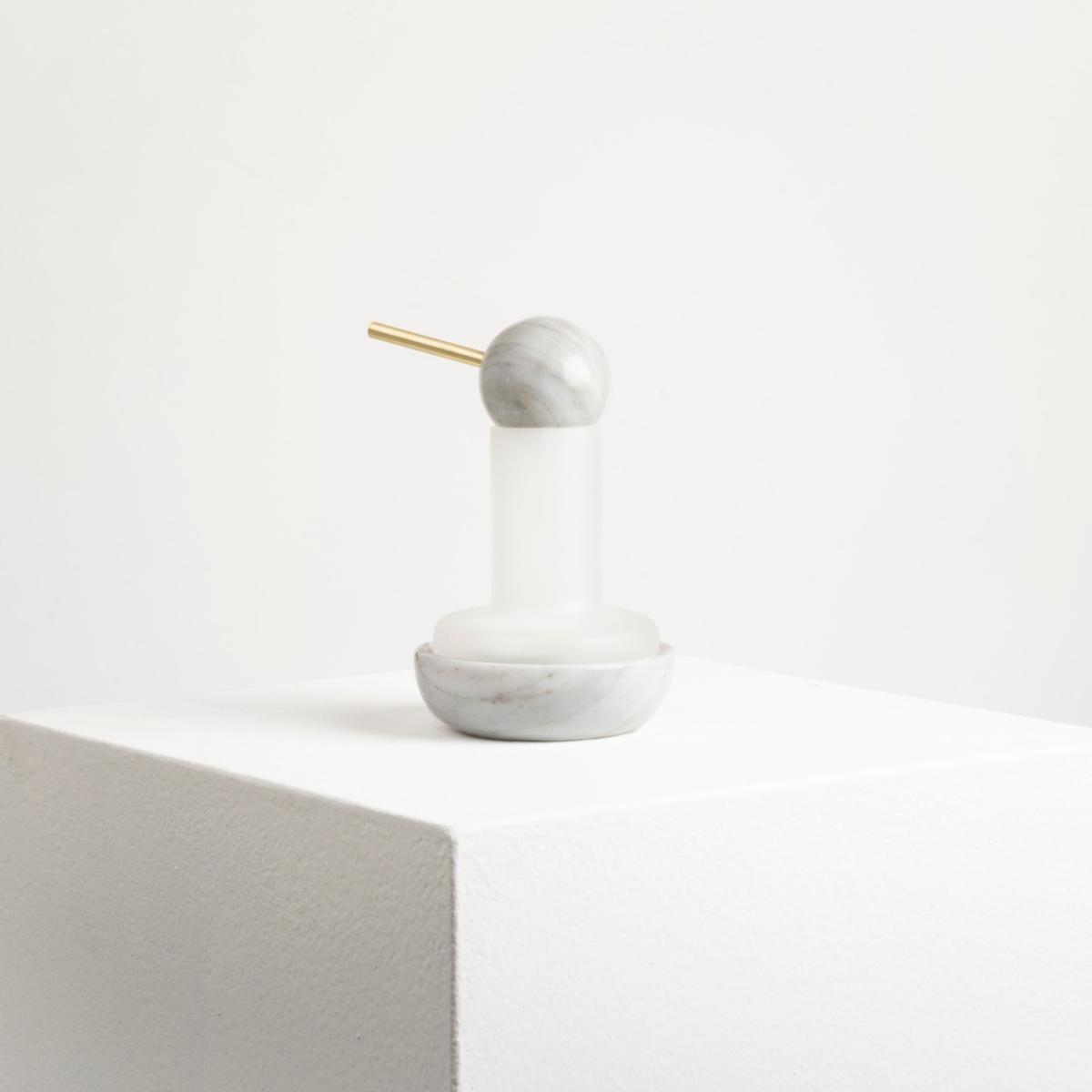 Quinqué Candle Marble White And Jacob – image 3