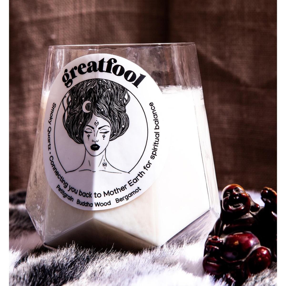 Lock Stock & Smoky Quartz - Crystal Candle One Size Greatfool – image 3