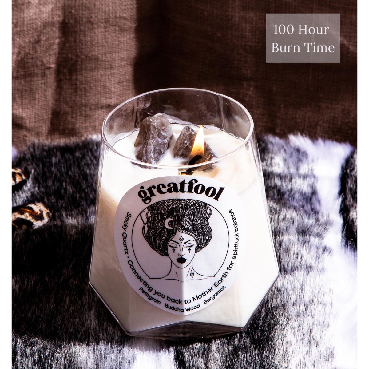 Lock Stock & Smoky Quartz - Crystal Candle One Size Greatfool – image 4