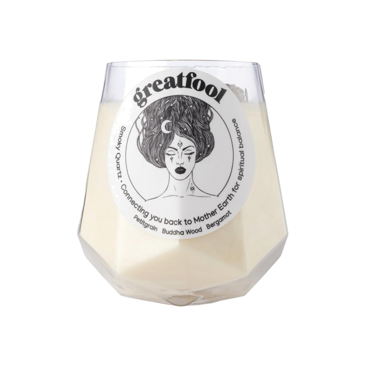 Lock Stock & Smoky Quartz - Crystal Candle One Size Greatfool – image 1