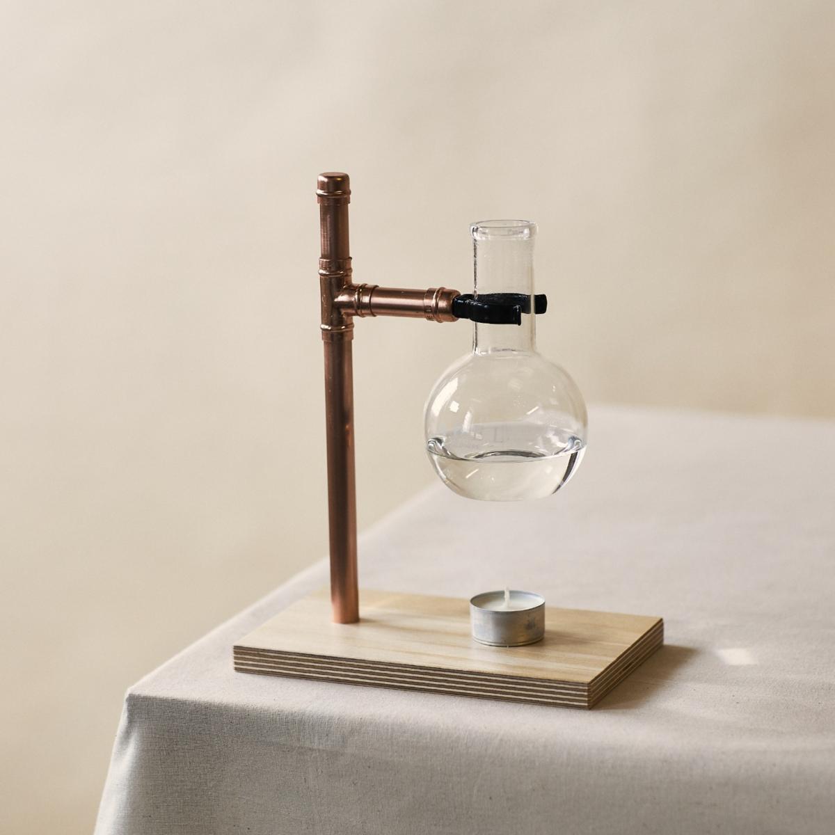 Plywood & Copper Aromatherapy Diffuser Abel Burners – image 2