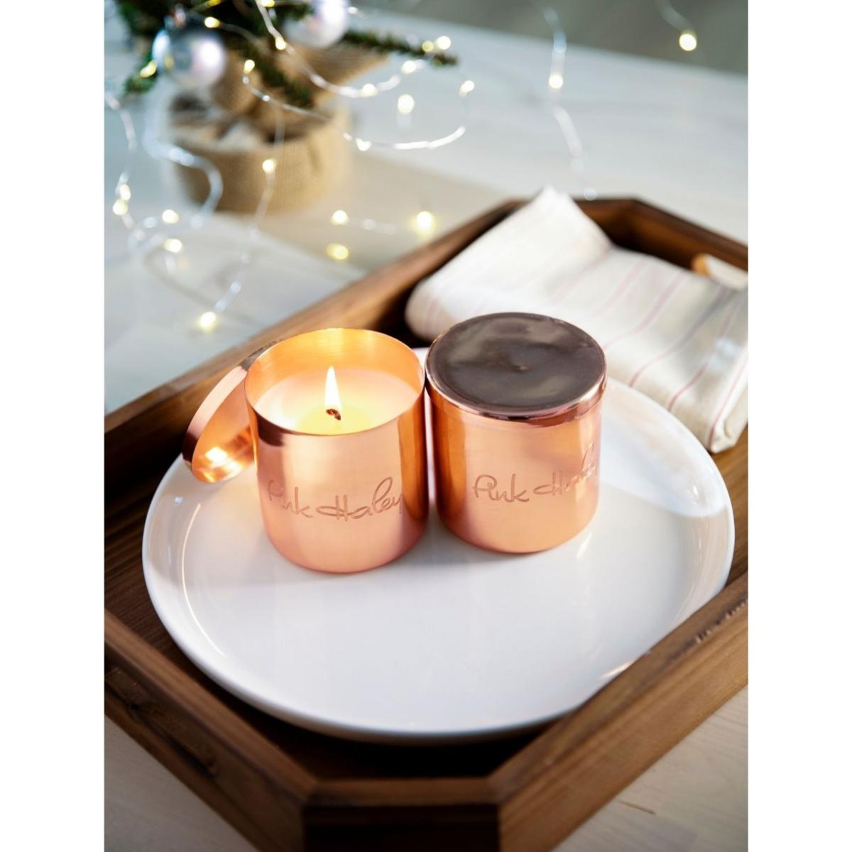 Rose Gold Aquatic Candle Combo Set Pink Haley – image 3