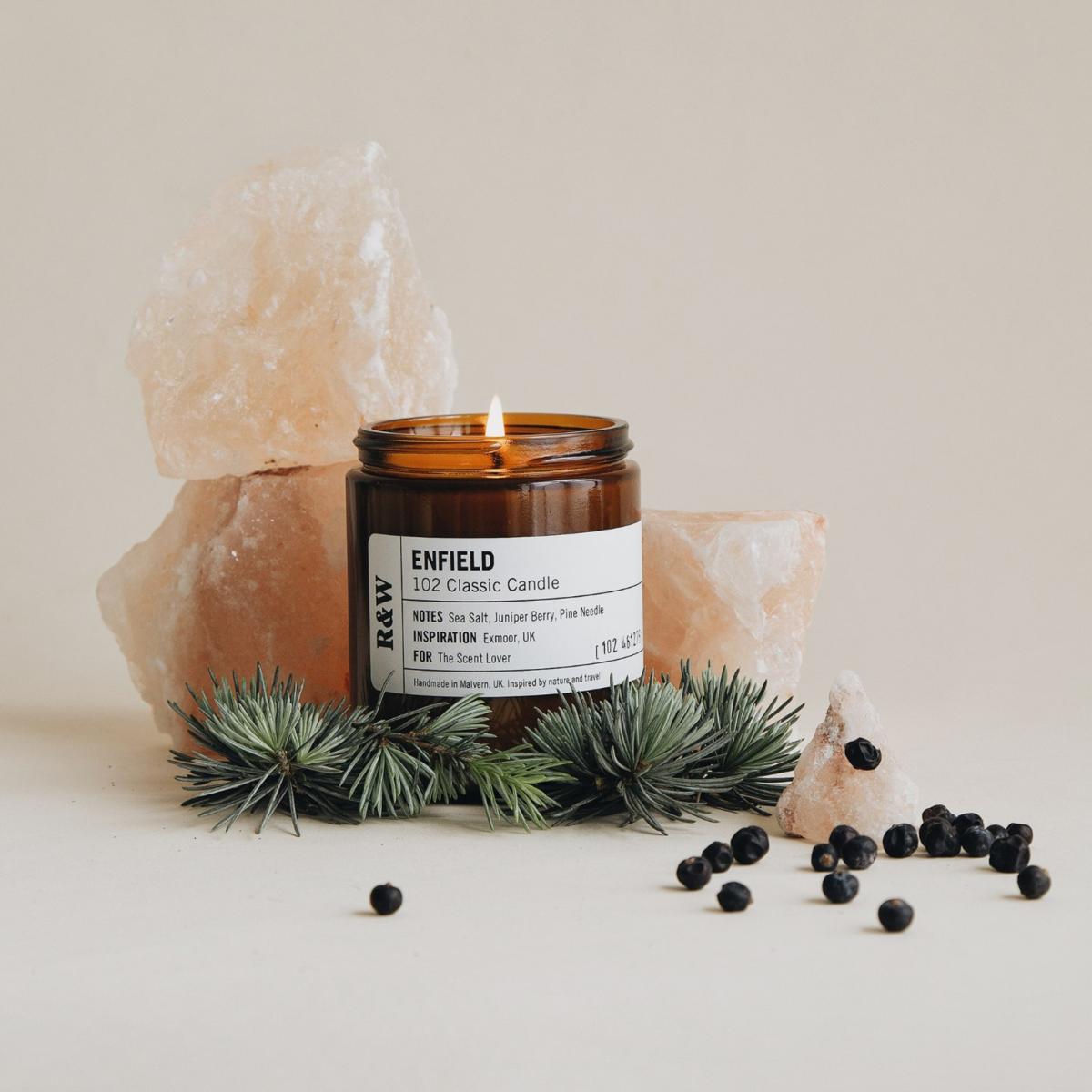 Enfield - Sea Salt, Juniper Berry + Pine Candle One Size Russell & White – image 3