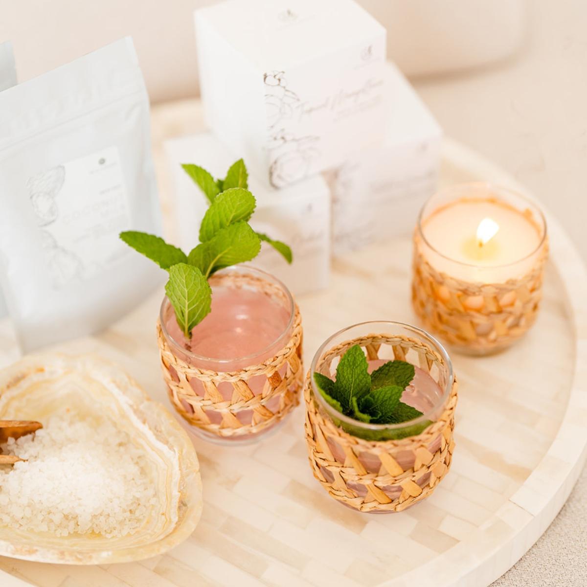Neutrals Coconut Milk Candle To Cocktail One Size Sea & Grass – image 2