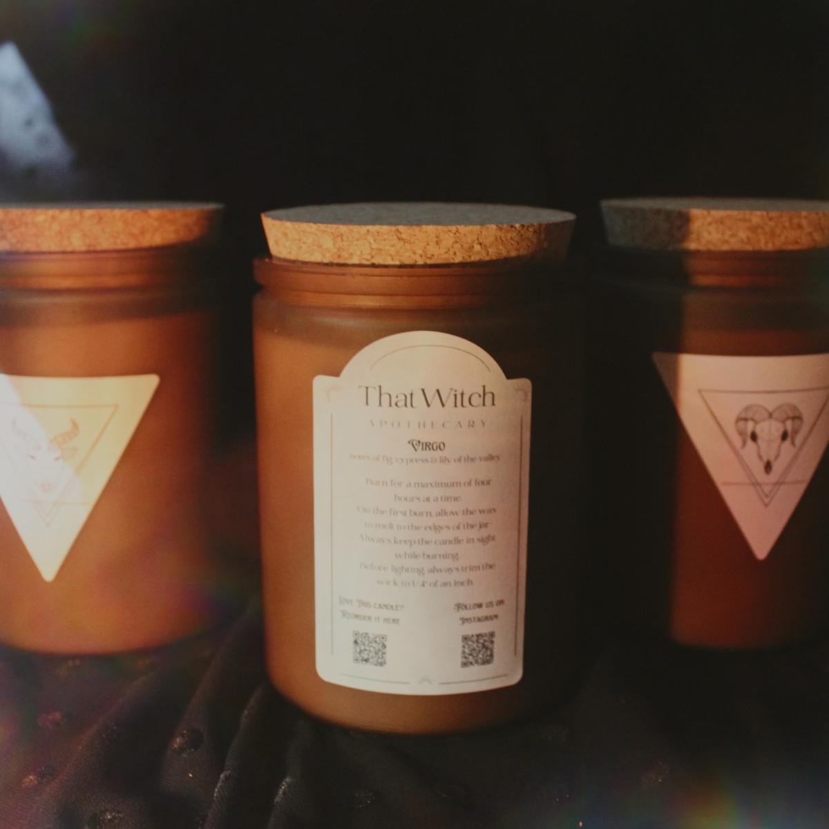 Brown Virgo Candle That Witch Apothecary – image 2
