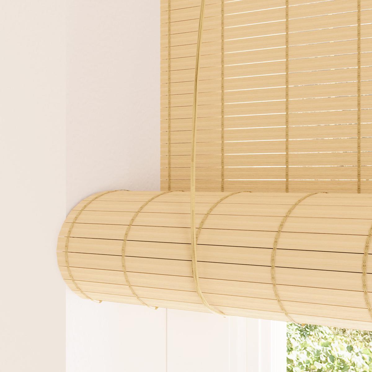 Bamboo Natural Roller Blind Natural – image 6