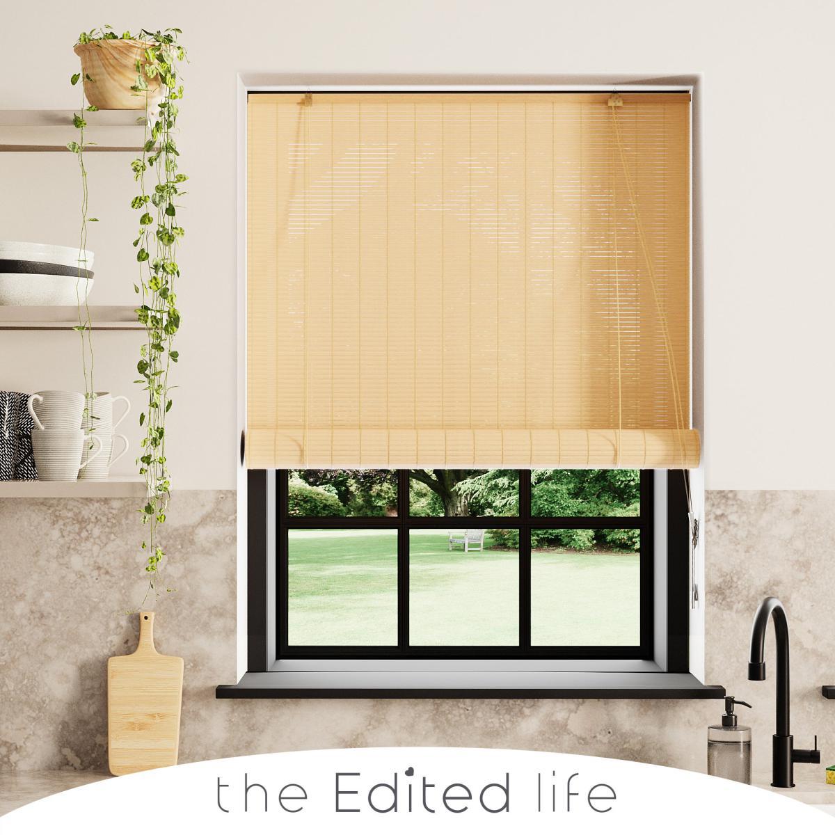 Bamboo Natural Roller Blind Natural – image 1
