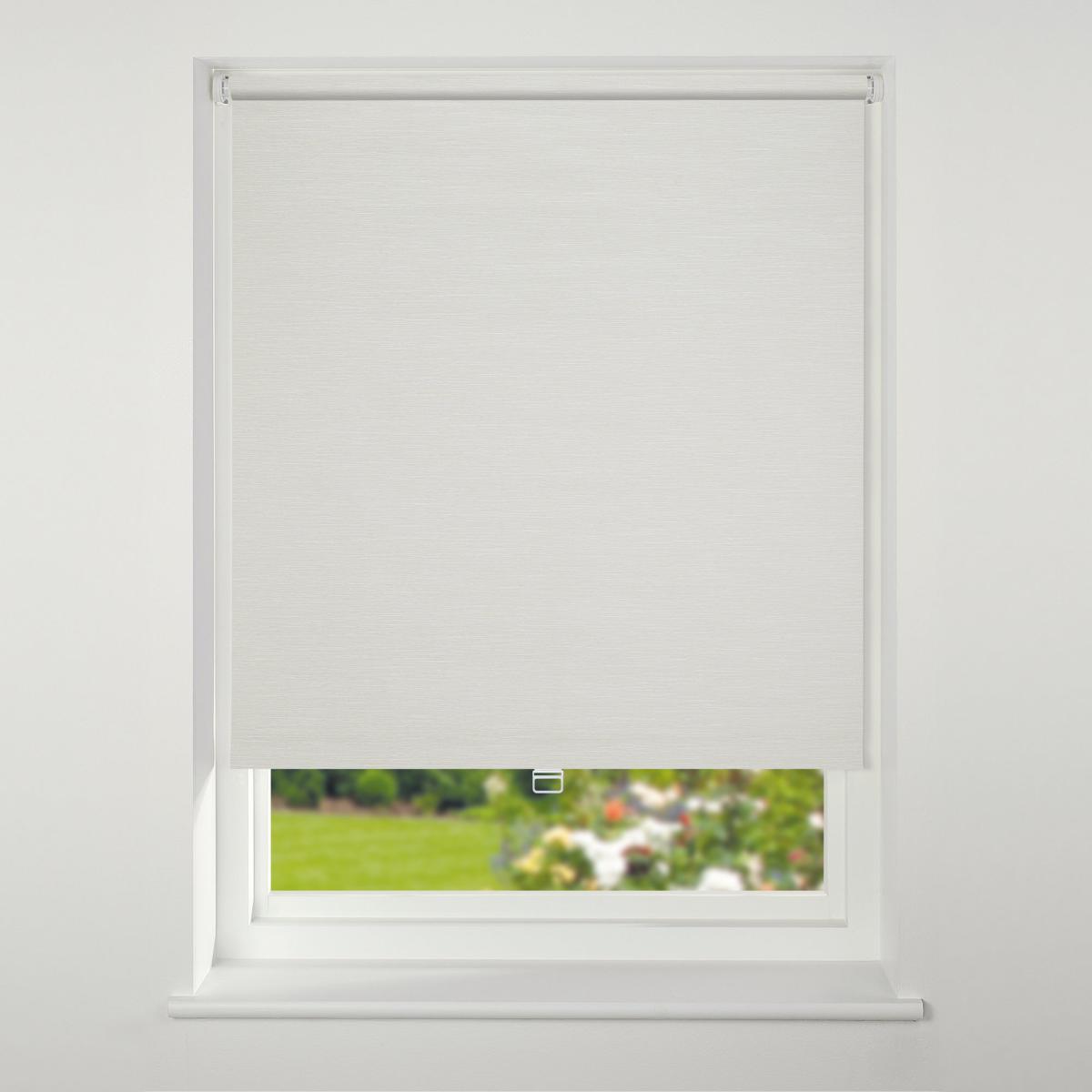 Swish Cordless Stone Textured Blackout Roller Blind Grey – image 2