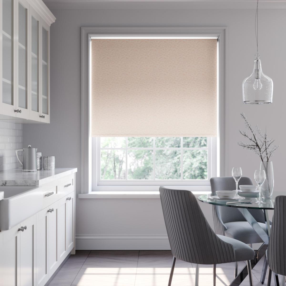 Porto Made to Measure Blackout Roller Blind Porto Blush – image 1