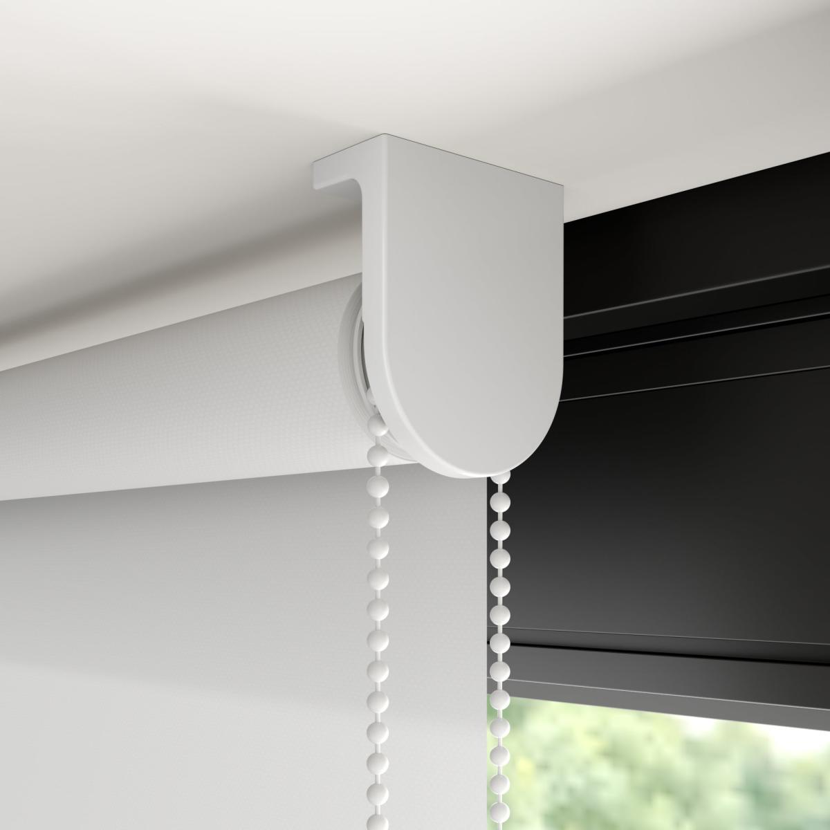 Perspective Daylight Made to Measure Flame Retardant Roller Blind Perspective Arctic White – image 4