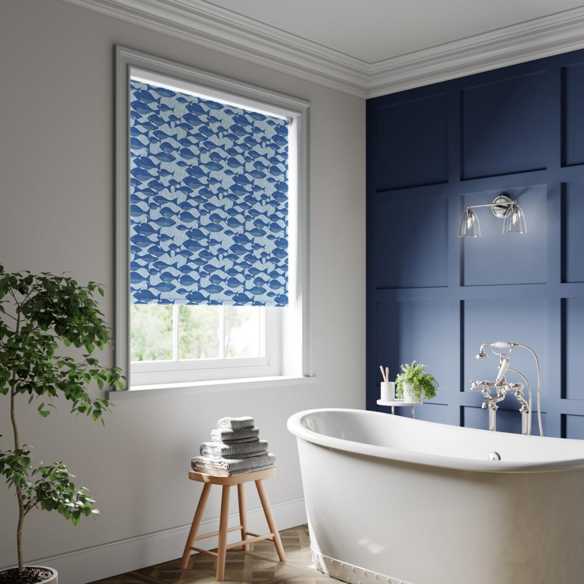 Elements Moisture Resistant Fraser Blackout Made to Measure Roller Blind Elements Fraser Fish – image 3