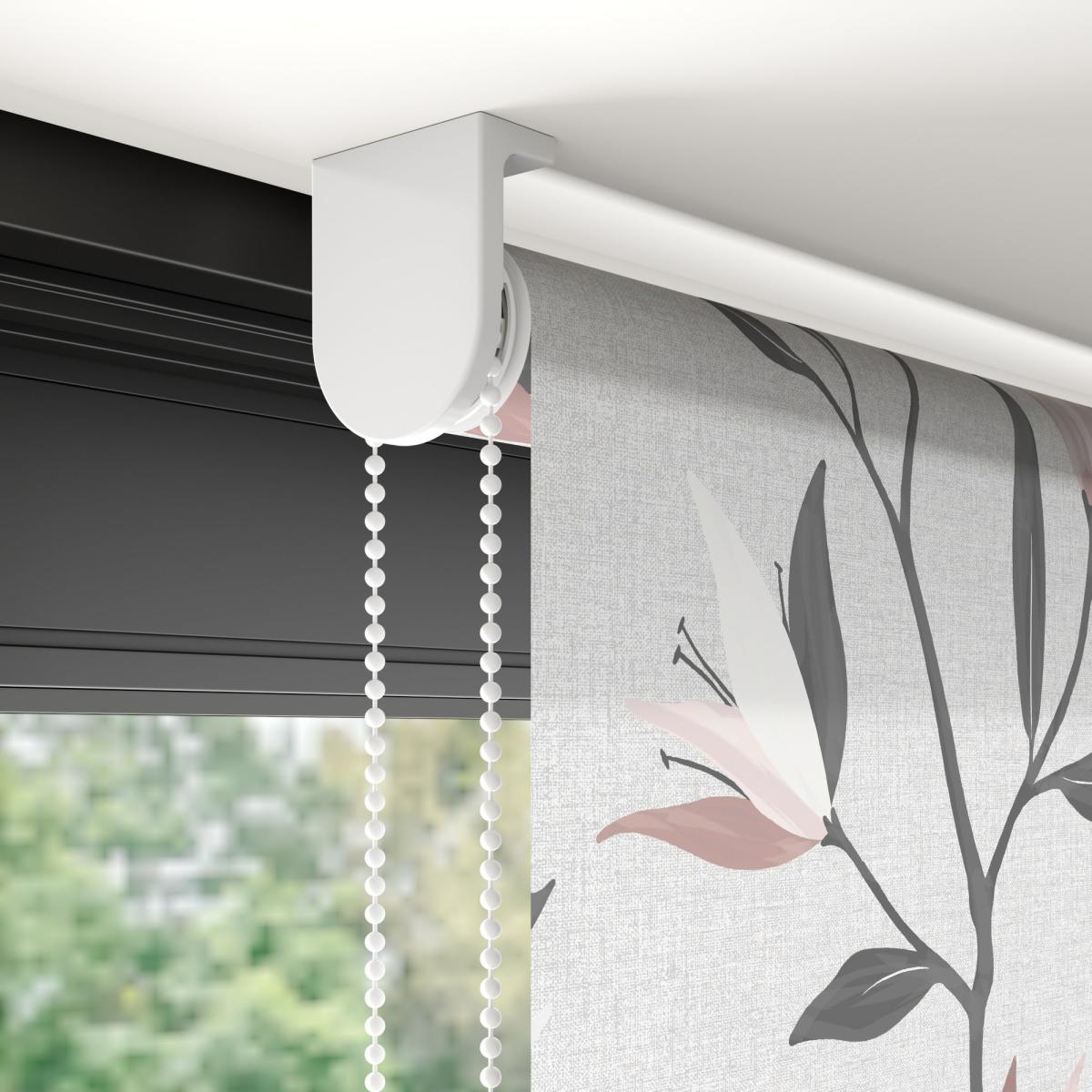 Lily Flame Retardant Daylight Made to Measure Roller Blind Lily Spring Blossom – image 5
