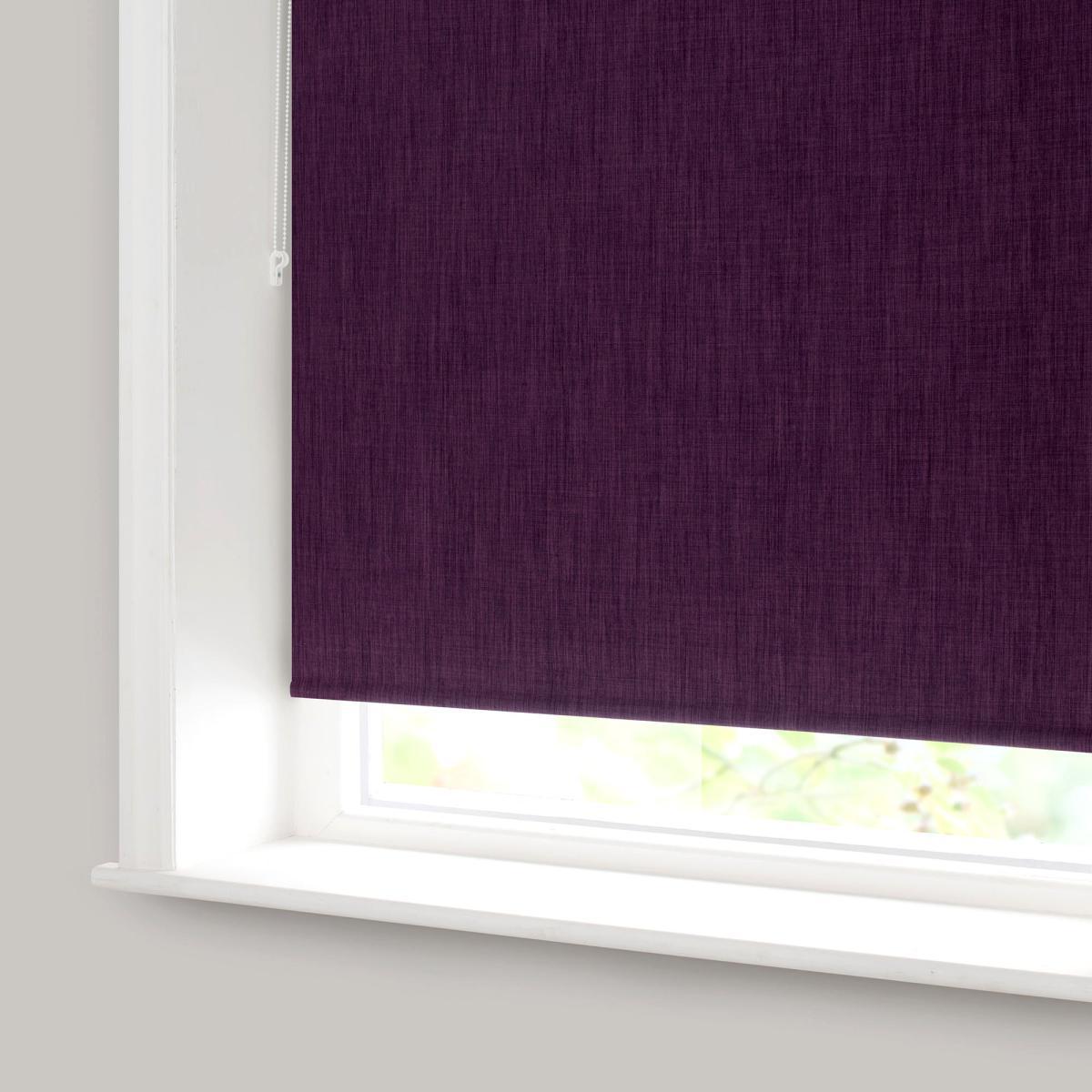 Solar Aubergine Blackout Roller Blind Aubergine (Purple) – image 3