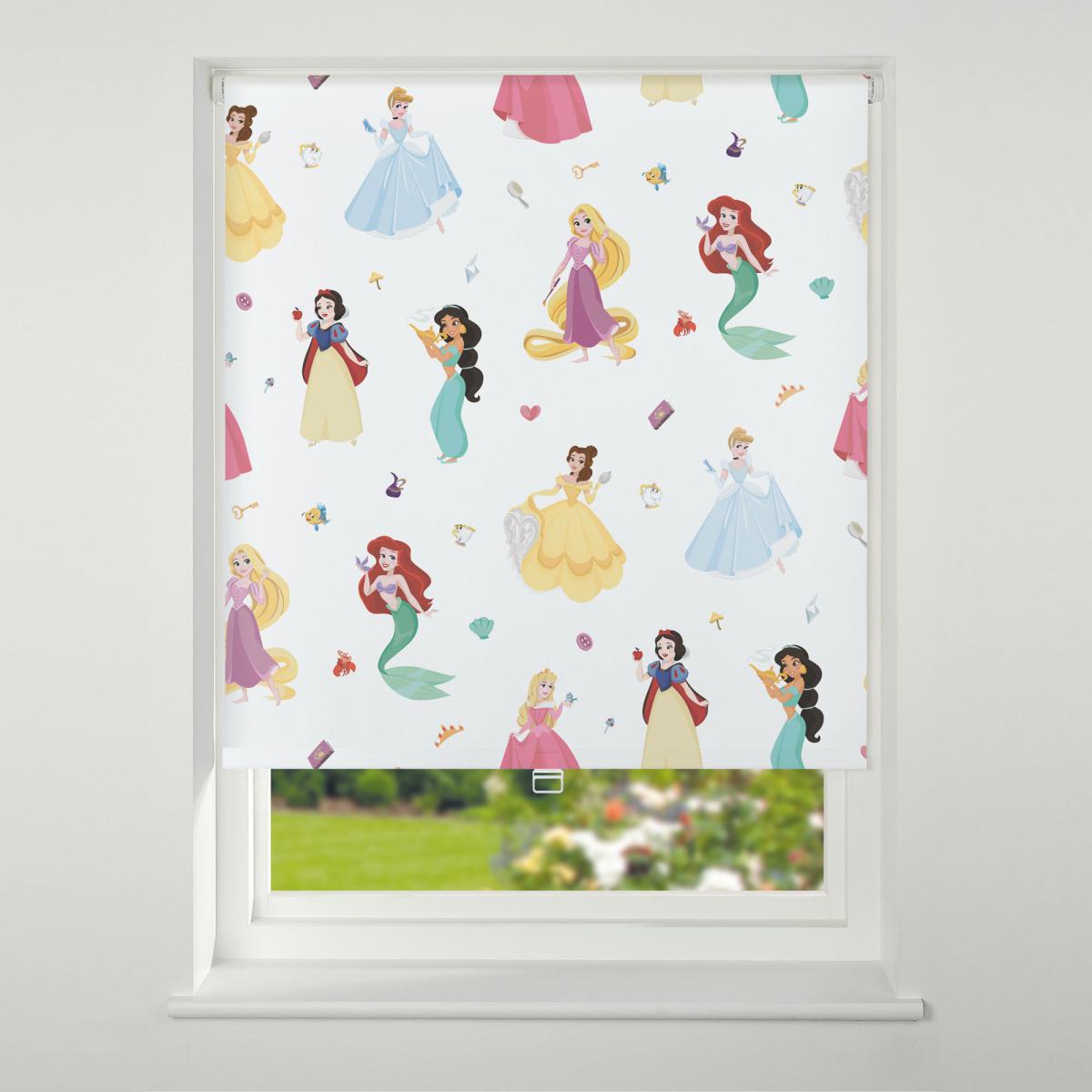 Disney Princess Blackout Roller Blind Blue, Green and Pink – image 2