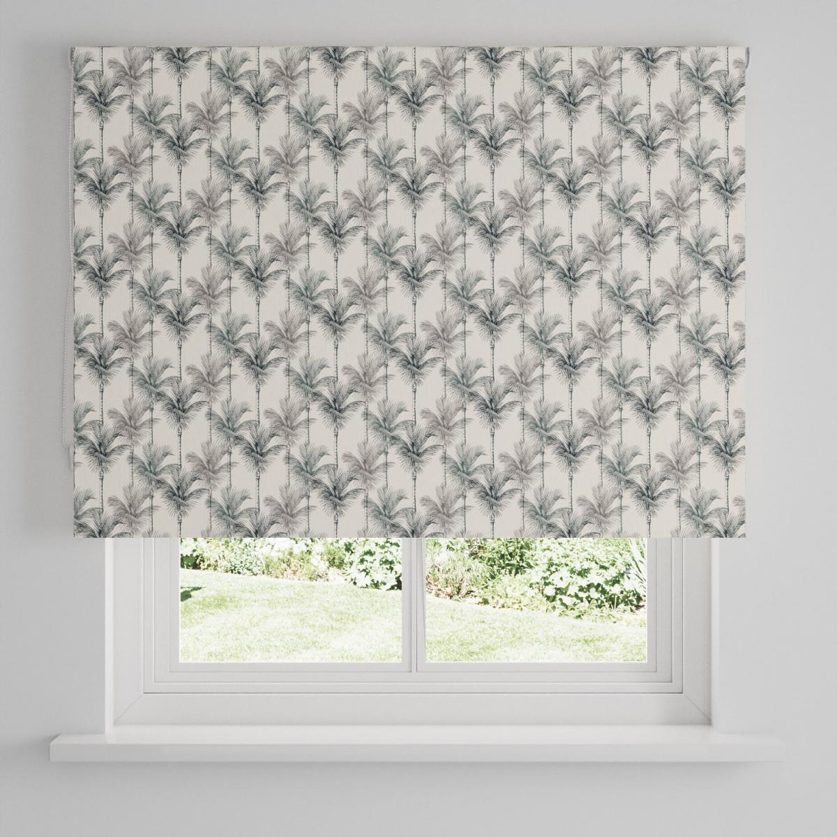 Palm Blackout Roller Blind Charcoal – image 4