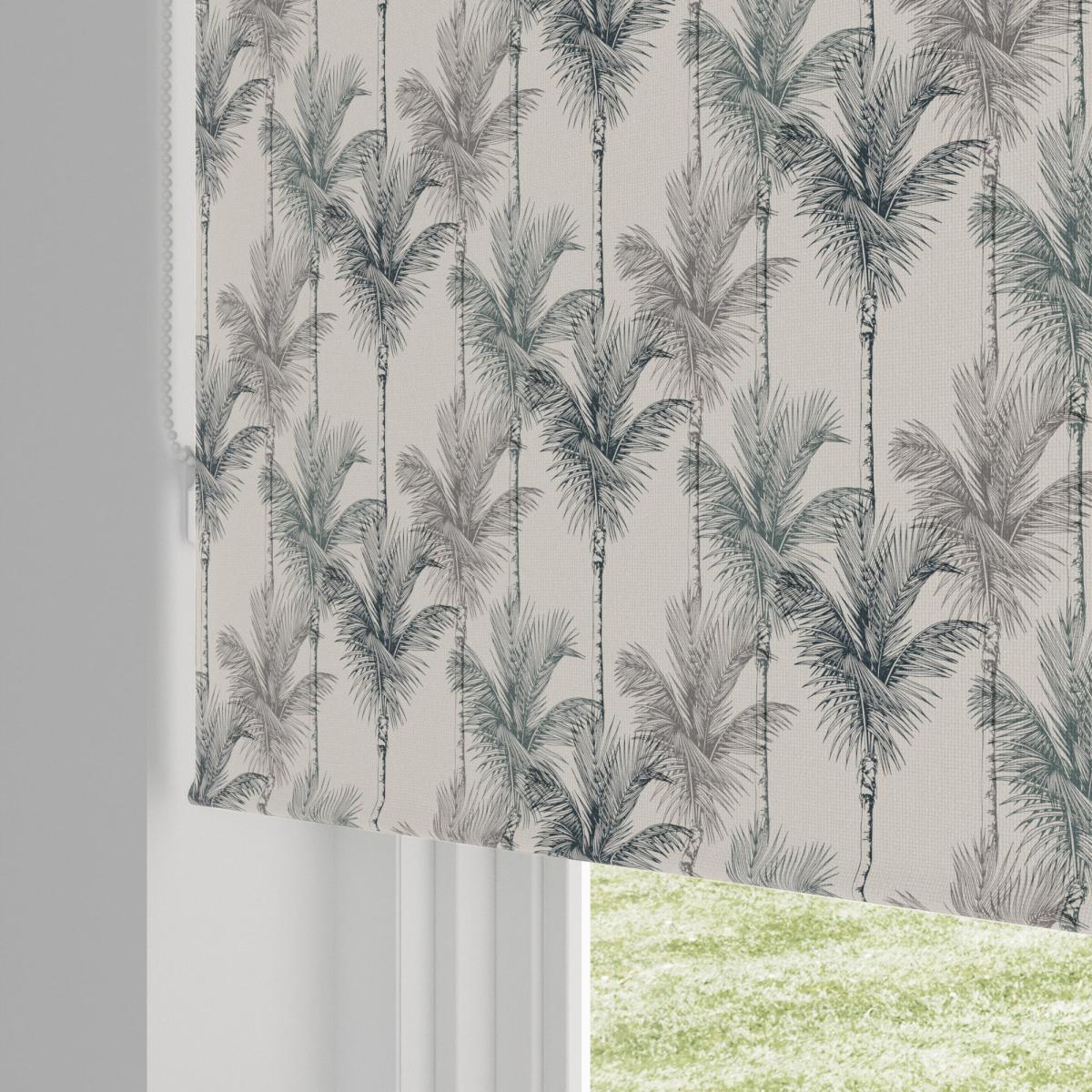 Palm Blackout Roller Blind Charcoal – image 5