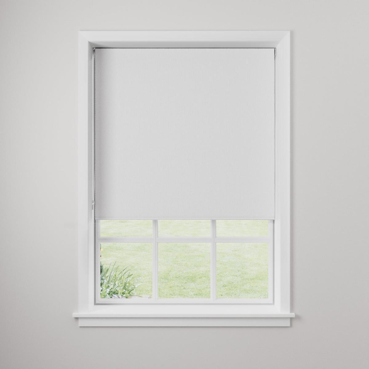Montreal White Blackout Roller Blind White – image 2