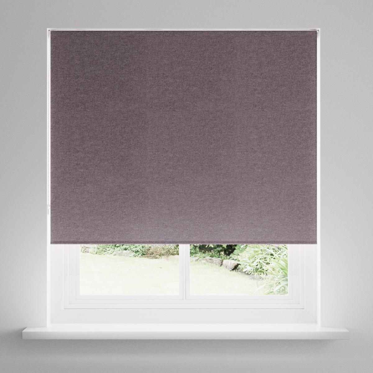Luna Thistle Blackout Roller Blind Purple – image 2