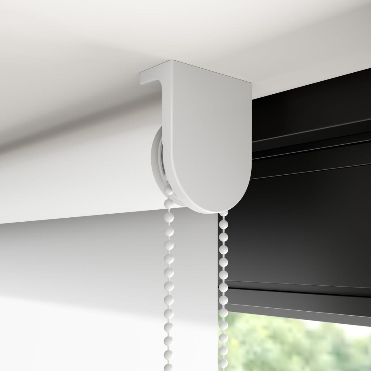 Tiree Blackout Made to Measure Roller Blind Tiree White – image 4