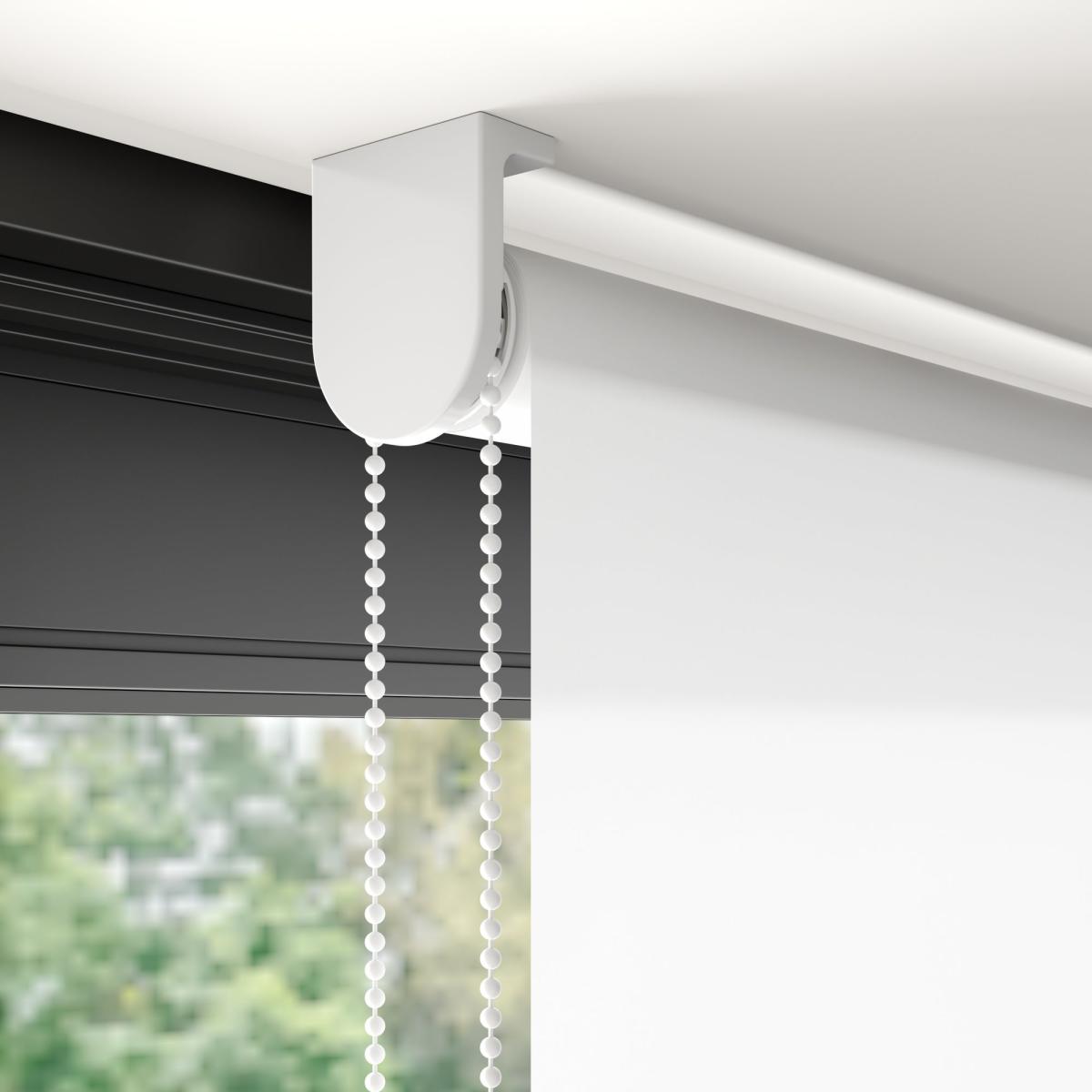 Tiree Blackout Made to Measure Roller Blind Tiree White – image 5