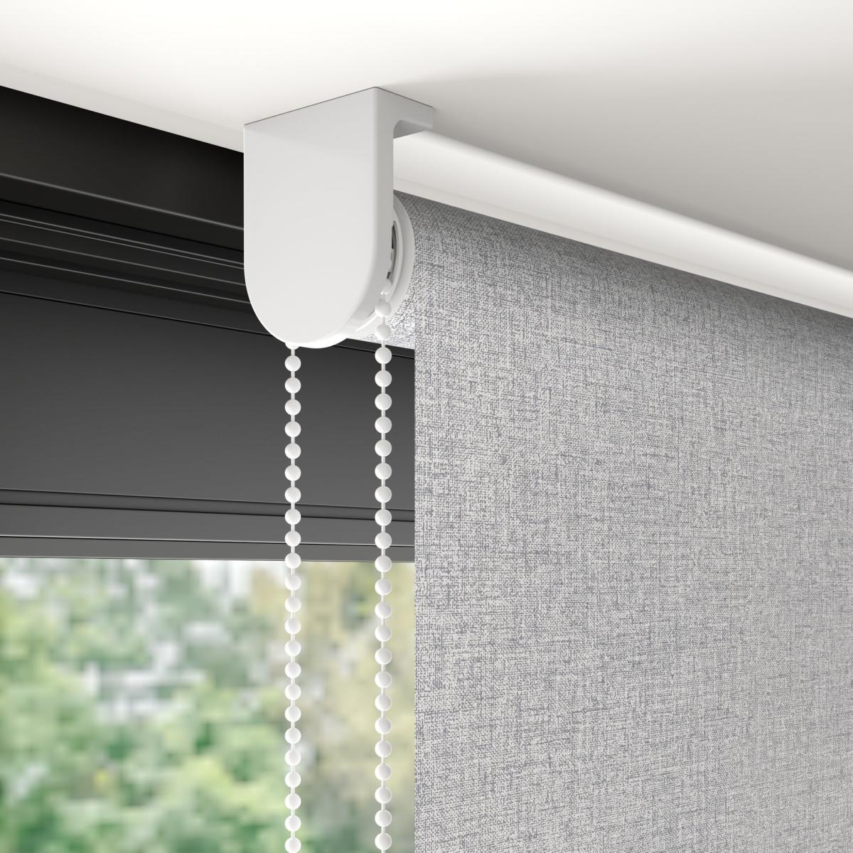 Quinton Blackout Made to Measure Roller Blind Quinton Steel Grey – image 5