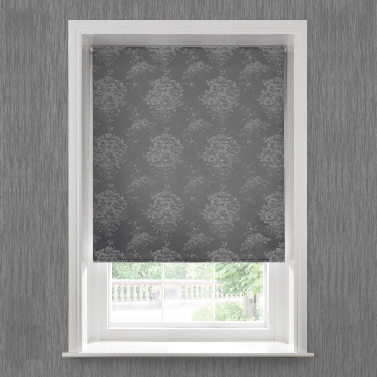 Laura Silver Blackout Roller Blind Silver – image 3