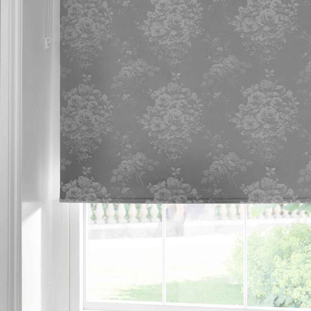 Laura Silver Blackout Roller Blind Silver – image 5