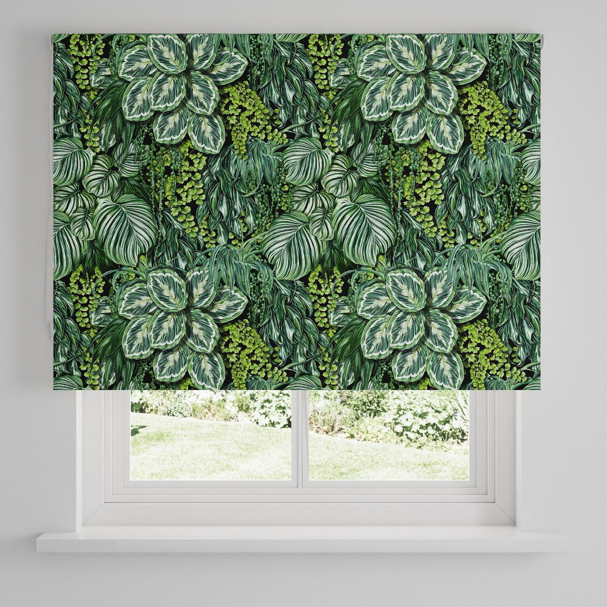 Living Wall Blackout Roller Blind Green – image 4